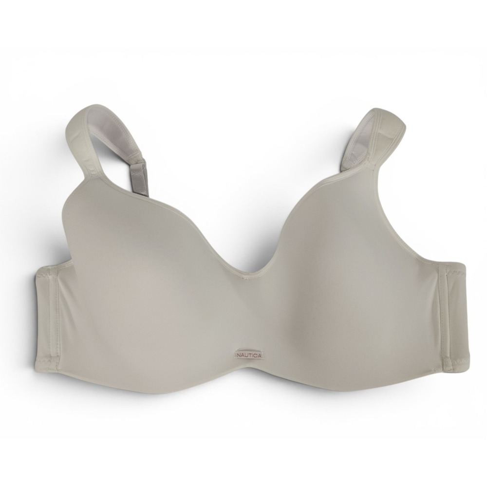Nautica Underwire Bra Womens 42D White Full Coverage T-Shirt Bra Comfort